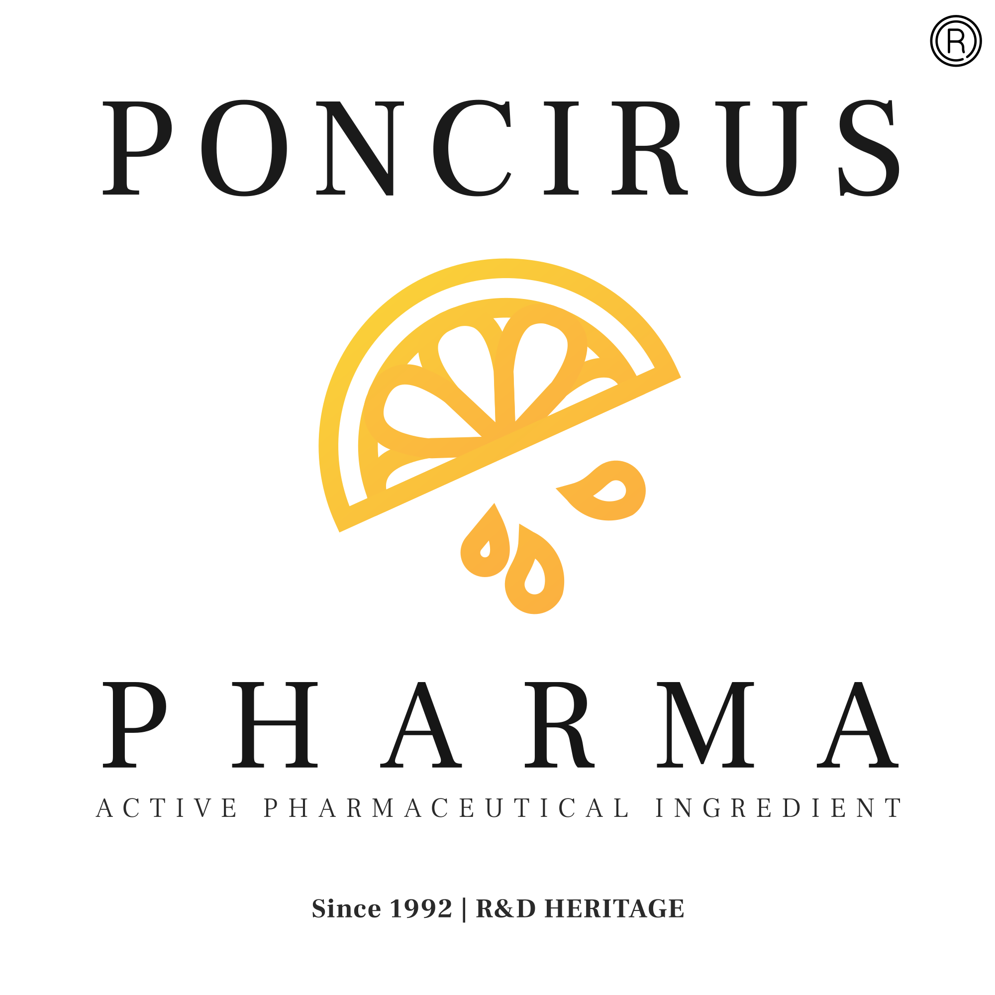 PONCIRUS-PHARMA® registered trademark logo